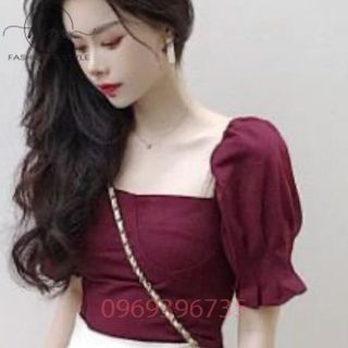 ÁO CÚP NGỰC THIẾT KẾ TAY BỒNG CÁ TÍNH