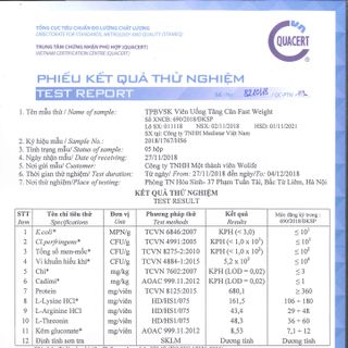 Viên uống tăng cân Fast Weight