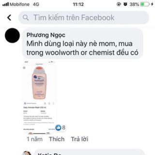 DUNG DỊCH VỆ SINH PHỤ NỮ ÚC