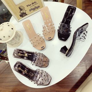 Dép gót nữ đính đinh