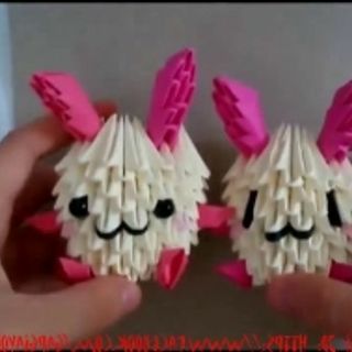 Origami 3D mini xếp sẵn