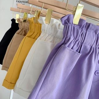 Quần short đũi chun cạp năng động
