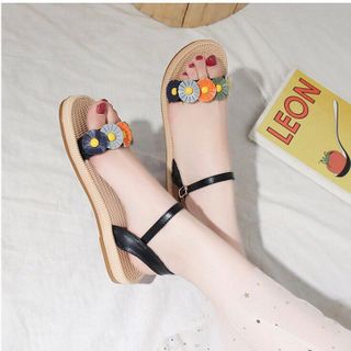 Giay sandal hoa