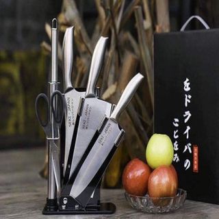 Bộ dao Nhật inox 6 món cao cấp giá sỉ