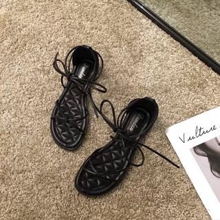 Giay sandal cột dây cá tính