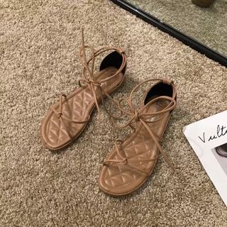 Giay sandal cột dây cá tính