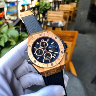 Đồng hồ nam HB vỏ vàng Full chức năng