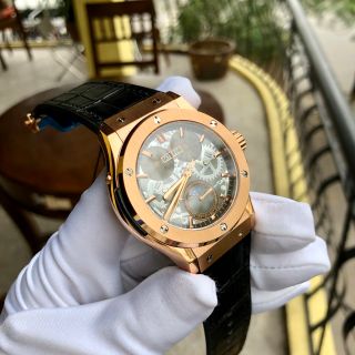 Đồng hồ nam HB vỏ vàng PVD 18K cao cấp
