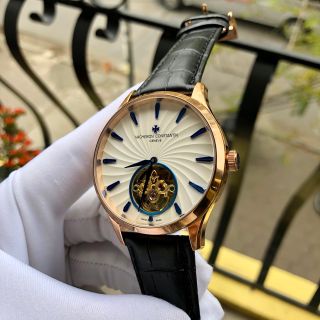 Đồng hồ Vancheron vỏ vàng kim xanh cao cấp