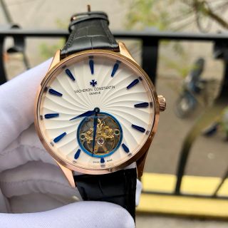 Đồng hồ Vancheron vỏ vàng kim xanh cao cấp