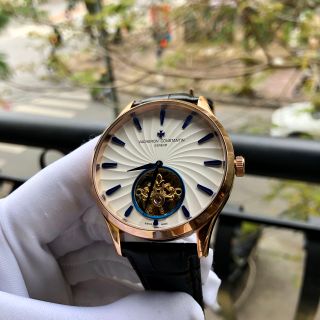Đồng hồ Vancheron vỏ vàng kim xanh cao cấp