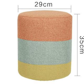 Ghế đôn dáng cao họa tiết sắc màu cho gia đình GHS-734