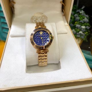 Đồng hồ nữ Versaces vỏ vàng mặt Xanh nước biển giá sỉ