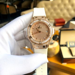 Đồng hồ nữ HB Full đá kim cương nhân tạo