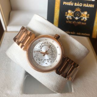 Đồng hồ L.V. mặt trắng trái tim