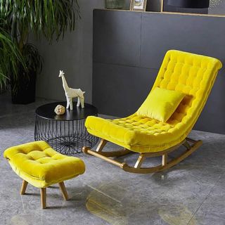 Ghế thư giãn bập bênh, đọc sách
