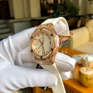 Đồng hồ HB nữ vàng hồng cao cấp