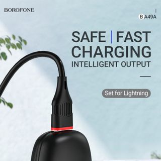 Bộ Cóc Cáp Sạc BA49A Borofone - 1 Cổng USB - Cổng Micro chuẩn EU