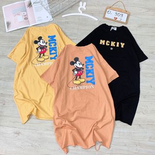 Đầm thun hình Mickey dễ mặc, dễ bán