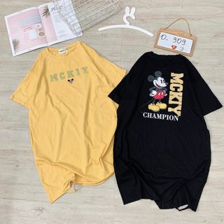 Đầm thun hình Mickey dễ mặc, dễ bán