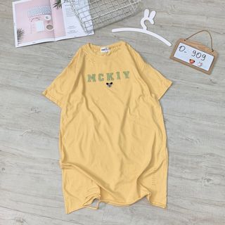 Đầm thun hình Mickey dễ mặc, dễ bán