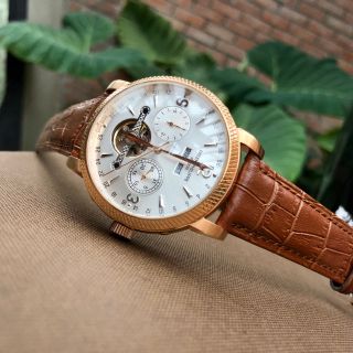 Đồng hồ Patek Philipe nam vỏ vàng mặt trắng