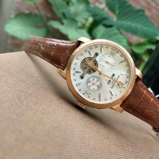 Đồng hồ Patek Philipe nam vỏ vàng mặt trắng
