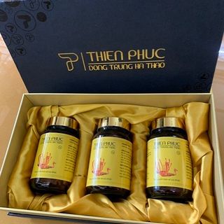 Đông Trùng Hạ Thảo Nguyên Con - Thể Khô (Hộp 3 lọ)