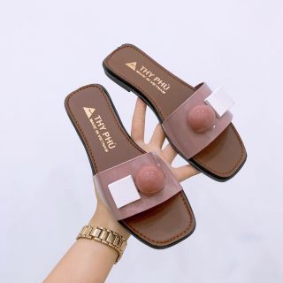 Dép đính hạt phụ kiện