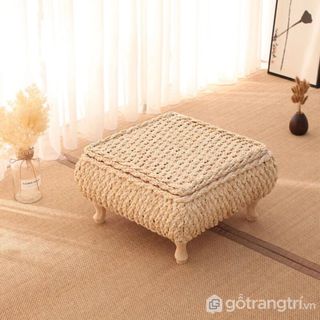 Bàn trà uống nước bằng cói nhỏ gọn GHS-4808
