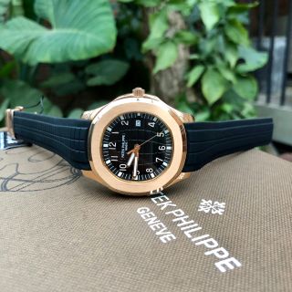 Đồng hồ Patek Philipe vỏ vàng mặt đen