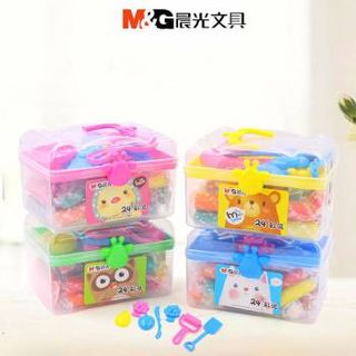 HỘP ĐỒ CHƠI ĐẤT SET 12 MÀU CÓ KHUÔN CHO BÉ
