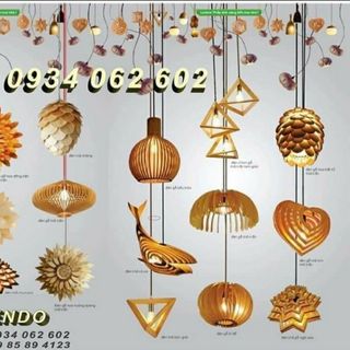 Đèn gỗ Trang Trí ( Xưởng sản xuất )