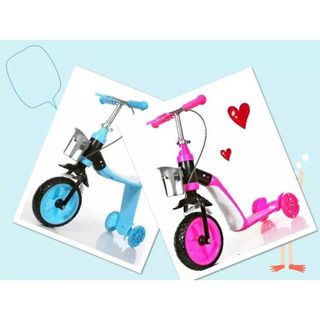 Xe trượt scooter 2in 1 bánh lớn có giỏ