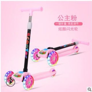 Xe trượt scooter bánh nhựa đèn phát sáng