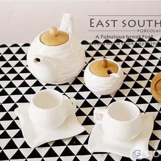 Bộ ấm chén uống trà sứ GHS-6570