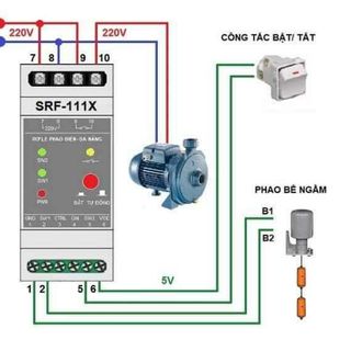 Rơ le an toàn cho phao điện máy bơm SRF-111X