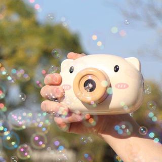 MÁY CHỤP ẢNH THỔI BONG BÓNG HEO CON SIÊU CUTE CHO BÉ giá sỉ