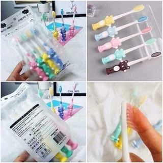 Set 4 bàn chải đánh răng trẻ em giá sỉ