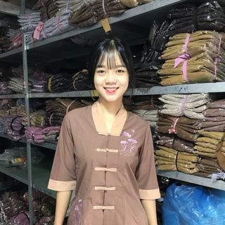 Đồ lam đi chùa mẫu la hán phối