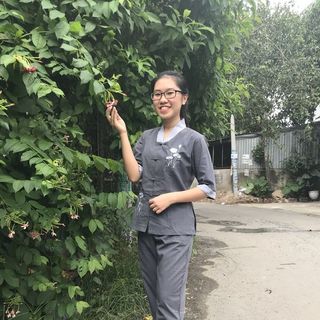 Đồ lam đi chùa mẫu la hán phối