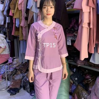 Áo lam đi chùa Tim Phối
