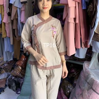 Áo lam đi chùa Tim Phối