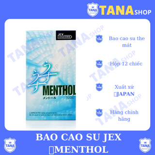 Bao cao su the mát Jex menthol