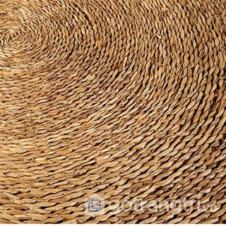 Thảm cói tròn trải sàn nhà 150cm GHS-6623-2