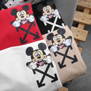 Áo thun nam cổ tròn Mickey