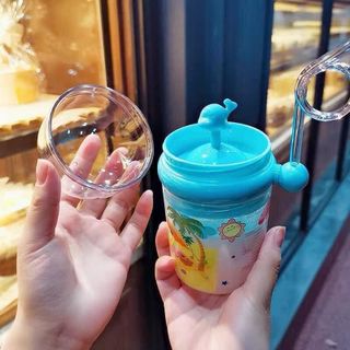 BÌNH NƯỚC CÁ HEO CHO BÉ