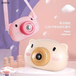 MÁY ẢNH THỔI BONG BÓNG - chỉ có màu hồng