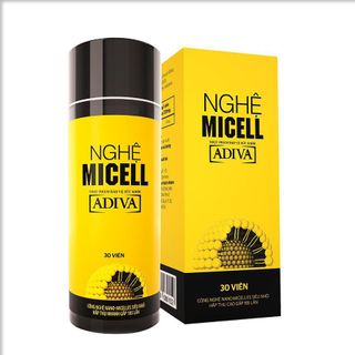 Tình chất làm đẹp ADIVA viên uống nghệ Micelle hộp 30 viên