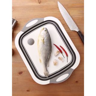 Chậu Rửa Gấp Đa Năng - Kiêm Thớt